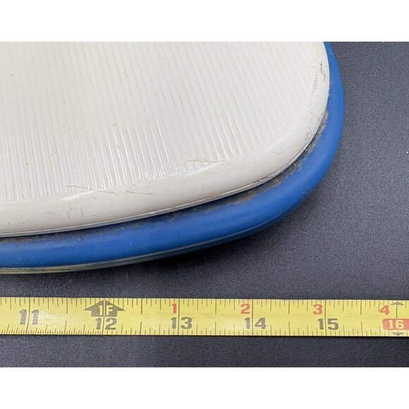 Vtg Braid Fishing Belt Rod Holder Adjustable Fighting Waist Belt Padded White - Picture 13 of 14